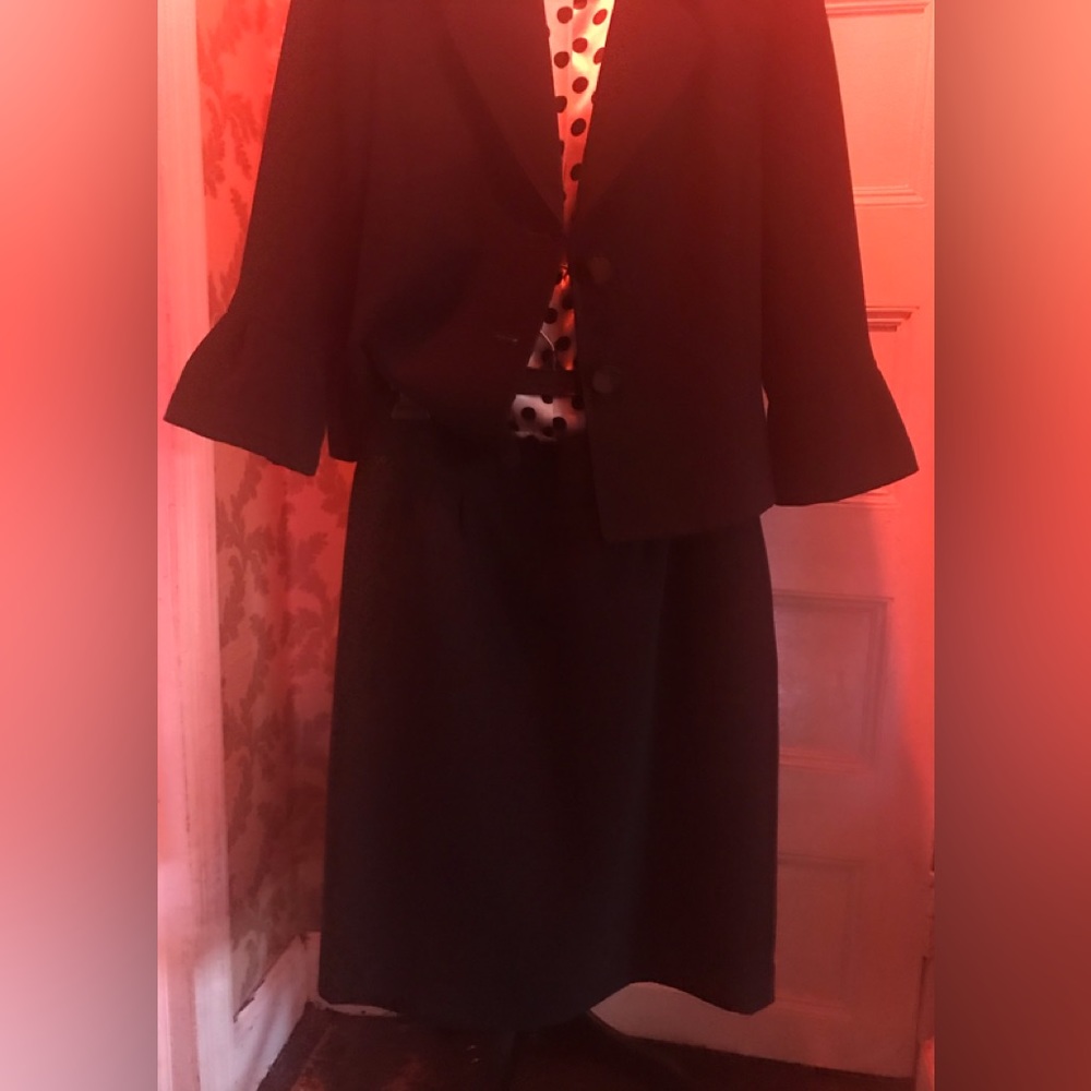 2 Piece black Suit ( Skirt n Jacket)